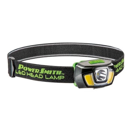 Richpower Industries PowerSmith 250 Lumen LED Rechargeable Weatherproof Dual Function Flood/Spot Head Lamp PHLR225D